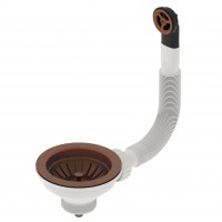 Вентиль с круглым переливом LB Plast D670-COP